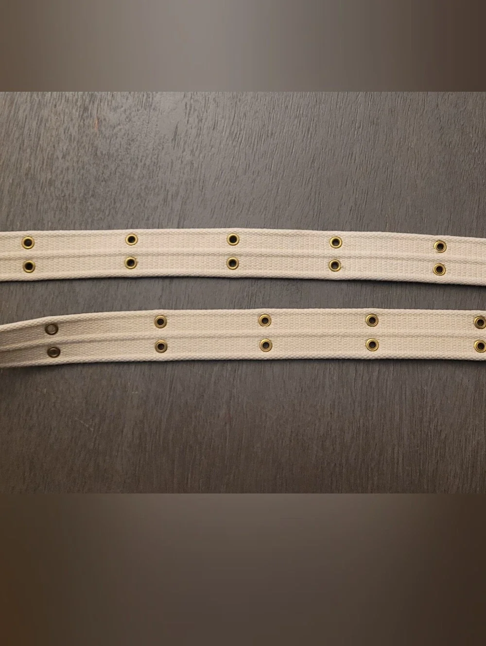 Polo by Ralph Lauren Cream Textured Belt